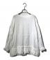 nest Robe (ネストローブ) 60リネンレースヘムブラウス ホワイト サイズ:Free：15000円