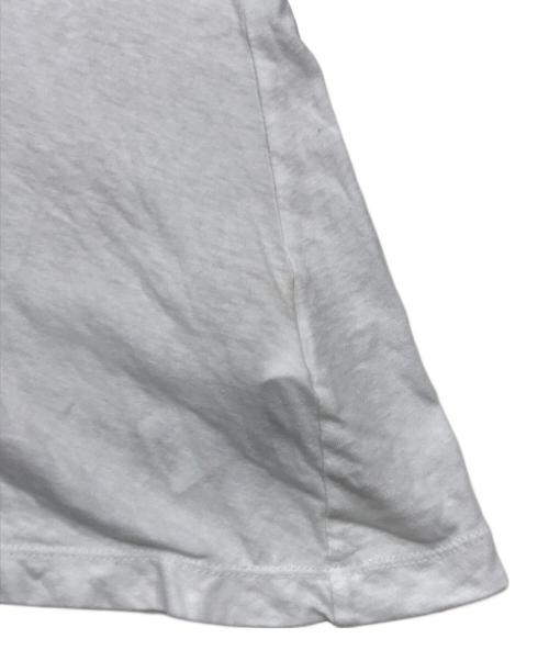 nest Robe（ネストローブ）nest Robe (ネストローブ) [UpcycleLino] 切替えフリルカットソーブラウス ホワイト サイズ:freeの古着・服飾アイテム