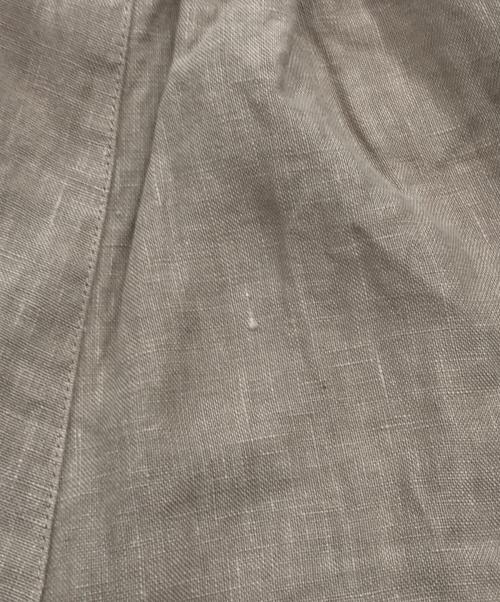 nest Robe（ネストローブ）nest Robe (ネストローブ) 25リネン切替フレアパンツ ブラウン サイズ:ＦＲＥＥの古着・服飾アイテム