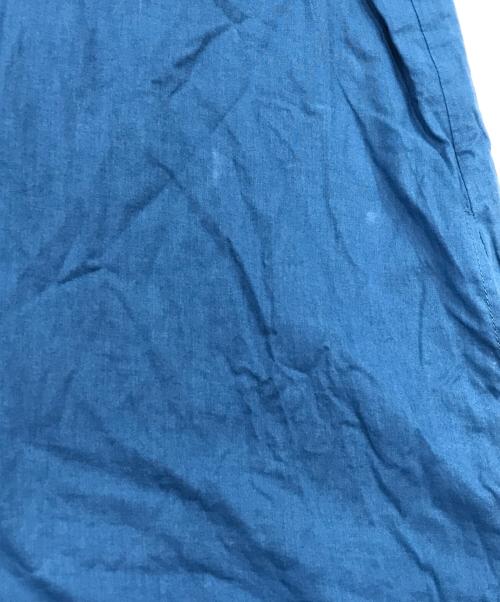 THREE DOTS（スリードッツ）THREE DOTS (スリードッツ) Cotton lawn big collar dress ブルー サイズ:ｓの古着・服飾アイテム