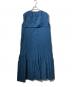 THREE DOTS (スリードッツ) Cotton lawn big collar dress ブルー サイズ:ｓ：7000円