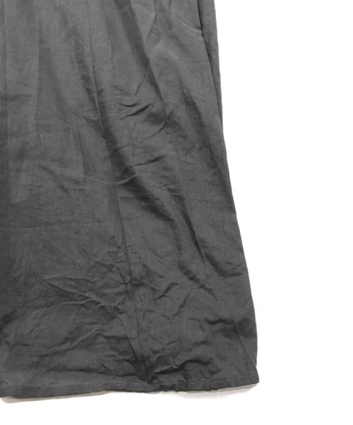 THREE DOTS（スリードッツ）THREE DOTS (スリードッツ) Cotton loan tuck dress ブラウン サイズ:xsの古着・服飾アイテム