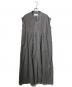 THREE DOTS（スリードッツ）の古着「Cotton loan tuck dress」｜ブラウン