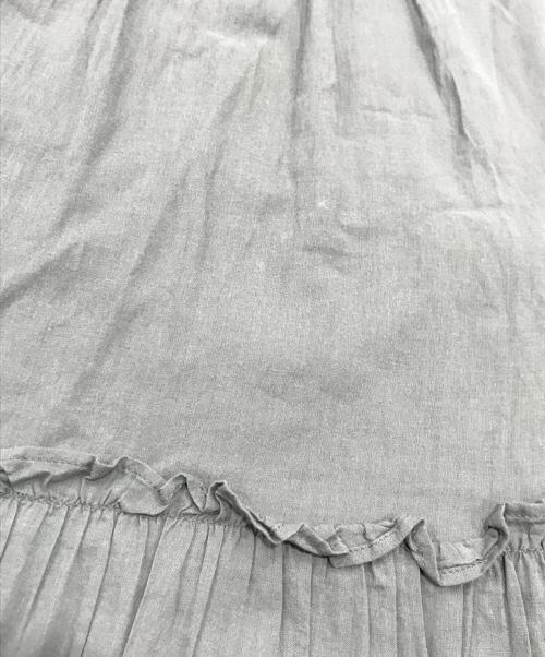 THREE DOTS（スリードッツ）THREE DOTS (スリードッツ) Feather lawn dress グリーン サイズ:sの古着・服飾アイテム