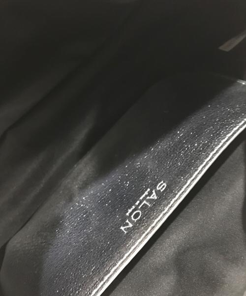 SALON adam et rope'（サロンアダムエロペ）SALON adam et rope' (サロンアダムエロペ) レザーボックスショルダーバッグ シルバーの古着・服飾アイテム