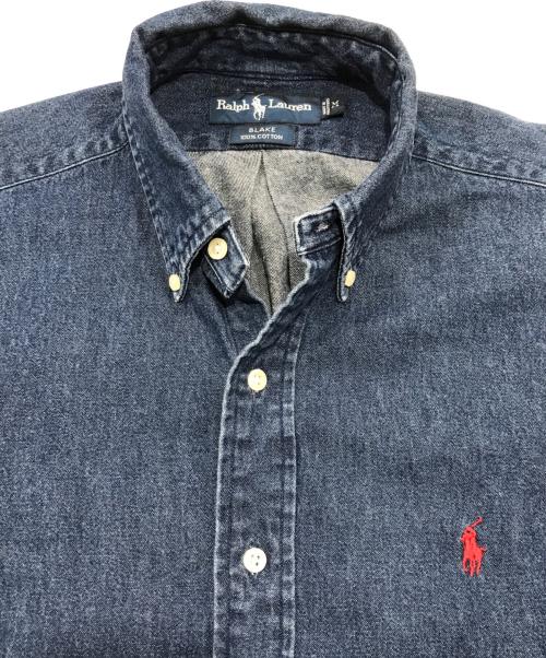 RALPH LAUREN（ラルフローレン）RALPH LAUREN (ラルフローレン) BLAKE デニムシャツ インディゴ サイズ:Ｍの古着・服飾アイテム