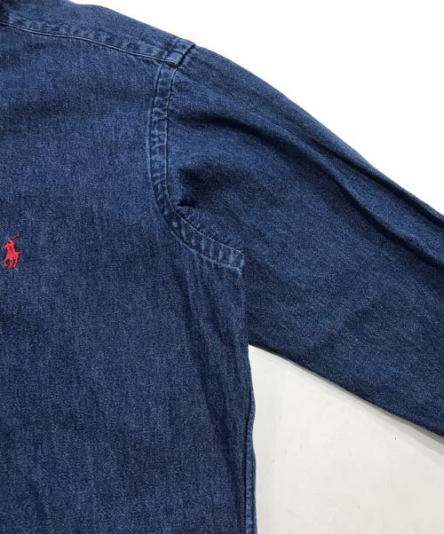 RALPH LAUREN（ラルフローレン）RALPH LAUREN (ラルフローレン) BLAKE デニムシャツ インディゴ サイズ:Ｍの古着・服飾アイテム