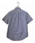 RALPH LAUREN (ラルフローレン) シアサッカー半袖チェックシャツ ブルー サイズ:M：8000円