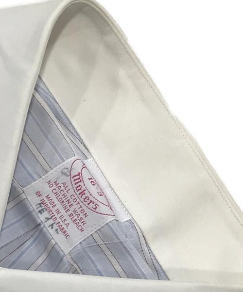 BROOKS BROTHERS（ブルックスブラザーズ）BROOKS BROTHERS (ブルックスブラザーズ) ストライプシャツ ホワイト×ブルー サイズ:16の古着・服飾アイテム
