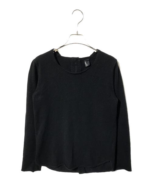 tricot COMME des GARCONS（トリココムデギャルソン）tricot COMME des GARCONS (トリココムデギャルソン) アンゴラカシミヤ混バックボタンニット ブラック サイズ:表記なしの古着・服飾アイテム