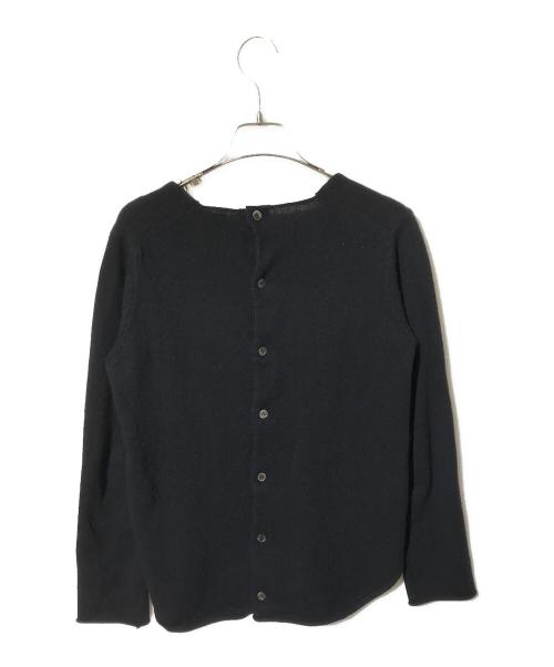 tricot COMME des GARCONS（トリココムデギャルソン）tricot COMME des GARCONS (トリココムデギャルソン) アンゴラカシミヤ混バックボタンニット ブラック サイズ:表記なしの古着・服飾アイテム