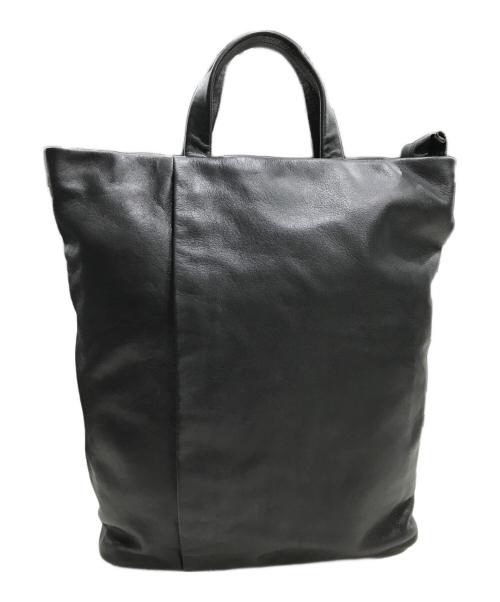 CAMPER（カンペール）CAMPER (カンペール) ウラカ2WAYオールレザーリュック ブラックの古着・服飾アイテム