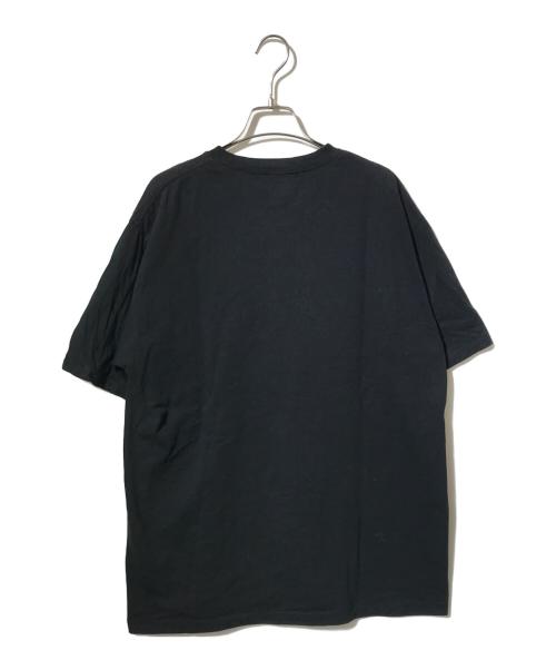 BAPE BY A BATHING APE（ベイプバイアベイシングエイプ）BAPE BY A BATHING APE (ベイプバイアベイシングエイプ) ロゴコットンTシャツ ブラック サイズ:XLの古着・服飾アイテム