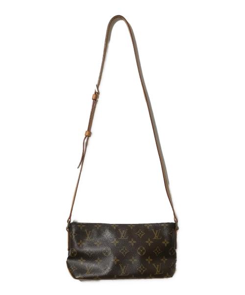 LOUIS VUITTON（ルイ ヴィトン）LOUIS VUITTON (ルイ ヴィトン) ショルダーポーチ ブラウンの古着・服飾アイテム