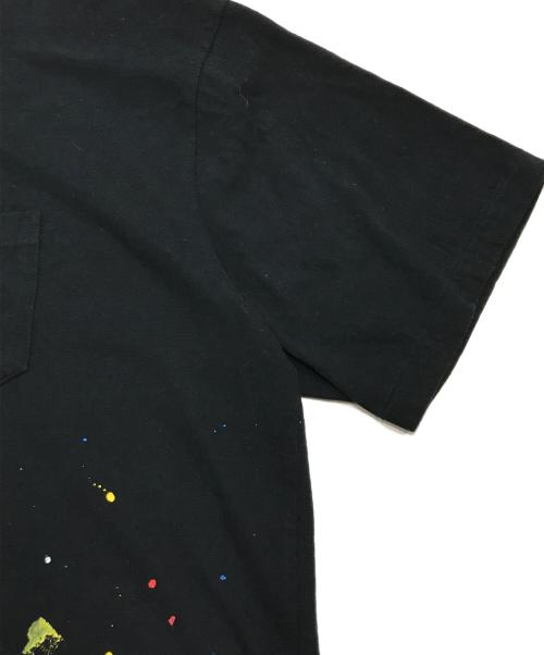 Needles（ニードルズ）Needles (ニードルズ) STUDIOUS (ステュディオス) 別注 Papillon Emb. Pocket S/S Tee ブラック サイズ:XLの古着・服飾アイテム