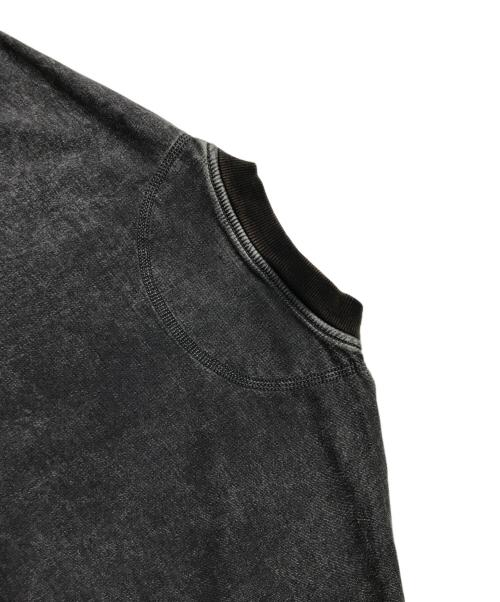 DIESEL（ディーゼル）DIESEL (ディーゼル) D-KRIB-NE デニムスウェット/ビッグシルエットスウェット ブラウン サイズ:Lの古着・服飾アイテム