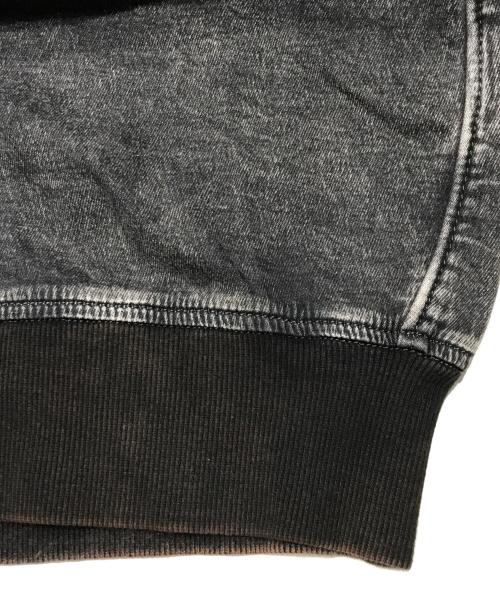 DIESEL（ディーゼル）DIESEL (ディーゼル) D-KRIB-NE デニムスウェット/ビッグシルエットスウェット ブラウン サイズ:Lの古着・服飾アイテム