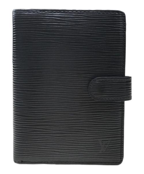 LOUIS VUITTON（ルイ ヴィトン）LOUIS VUITTON (ルイ ヴィトン) 手帳カバー ブラックの古着・服飾アイテム
