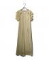 LE'RURE（リルアー）の古着「Particulard dots flare dress/フレアワンピース」｜ベージュ