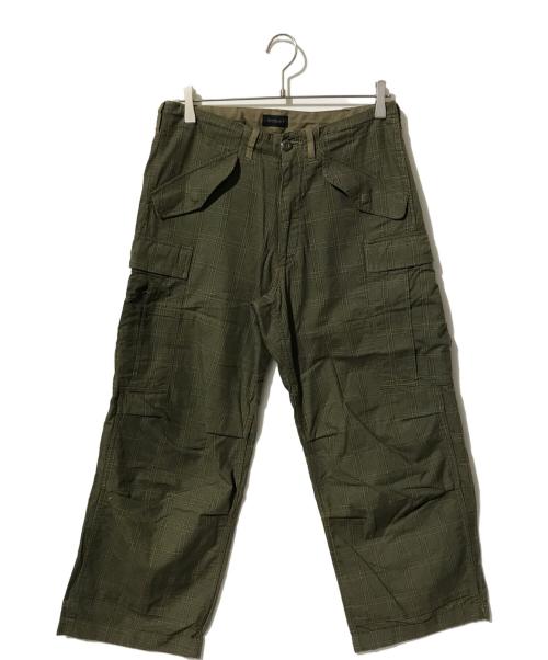 MODUCT（モダクト）MODUCT (モダクト) チェックカーゴパンツ グリーン サイズ:Ｓの古着・服飾アイテム
