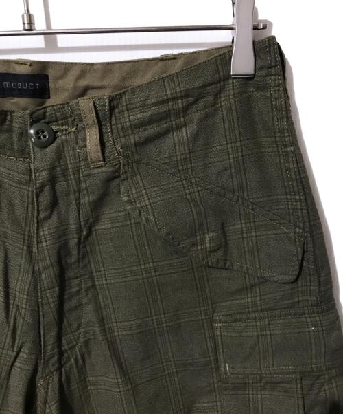 MODUCT（モダクト）MODUCT (モダクト) チェックカーゴパンツ グリーン サイズ:Ｓの古着・服飾アイテム
