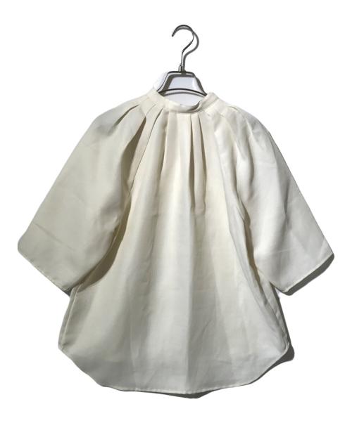 Rumche（ラムシェ）Rumche (ラムシェ) バルーンスリーブブラウス ベージュ サイズ:FREEの古着・服飾アイテム
