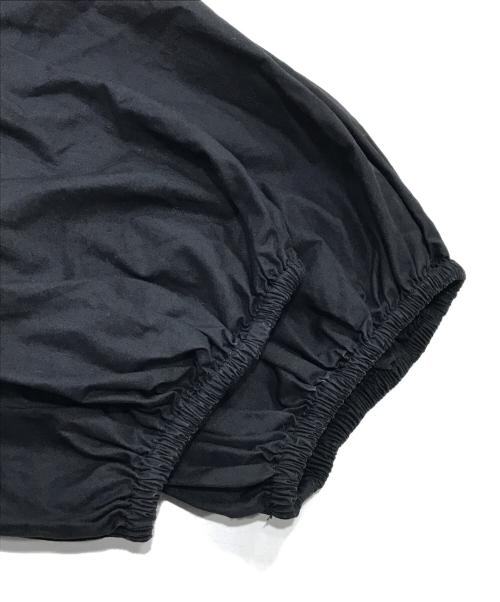GANNI（ガニー）Ganni (ガニー) コットンポプリンVネックドレス/ロングワンピース ブラック サイズ:34の古着・服飾アイテム