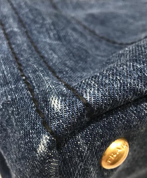 PRADA（プラダ）PRADA (プラダ) カナパ２WAYトートバック インディゴの古着・服飾アイテム