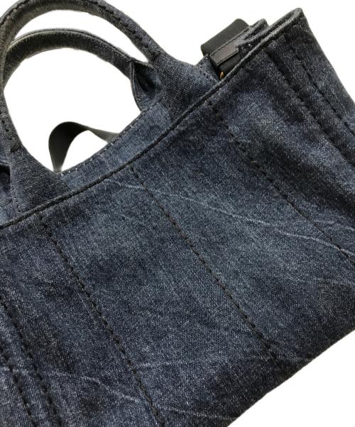 PRADA（プラダ）PRADA (プラダ) カナパ２WAYトートバック インディゴの古着・服飾アイテム