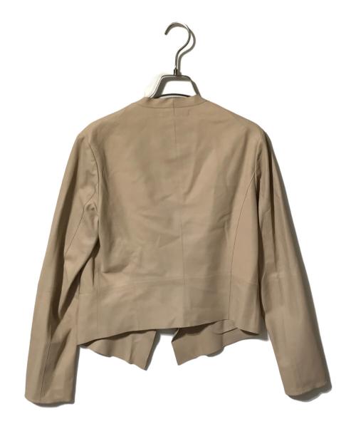 Rawtus（ロゥタス）Rawtus (ロゥタス) ゴートレザージャケット ベージュ サイズ:38の古着・服飾アイテム