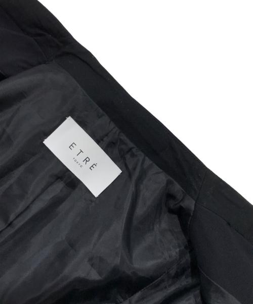 ETRE TOKYO（エトレトウキョウ）ETRE TOKYO (エトレトウキョウ) 2WAYシルエットノーカラージャケット ネイビー サイズ:Sの古着・服飾アイテム