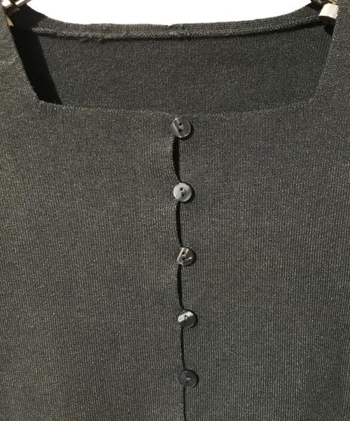 Louren（ローレン）Louren (ローレン) フロントボタンニットカーディガン オリーブ サイズ:freeの古着・服飾アイテム