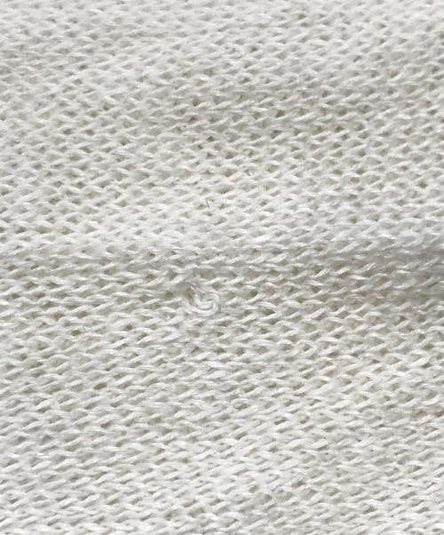 BRILL（ブリル）BRILL (ブリル) リネンリラックスプルオーバーニット ホワイト サイズ:Fの古着・服飾アイテム