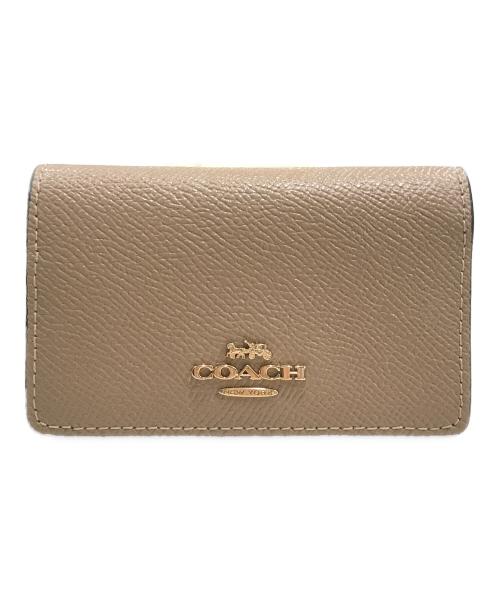 COACH（コーチ）COACH (コーチ) キーケース ベージュの古着・服飾アイテム