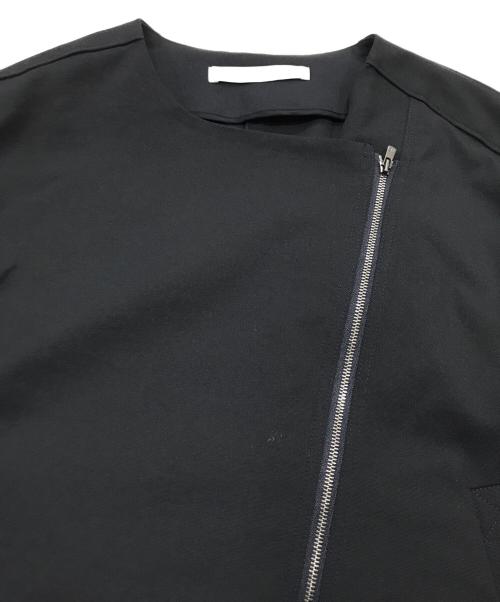theory luxe（セオリーリュクス）theory luxe (セオリーリュクス) リネンブレンドジップアップブルゾン ブラック サイズ:38の古着・服飾アイテム