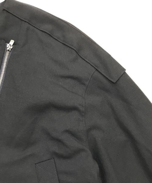 theory luxe（セオリーリュクス）theory luxe (セオリーリュクス) リネンブレンドジップアップブルゾン ブラック サイズ:38の古着・服飾アイテム