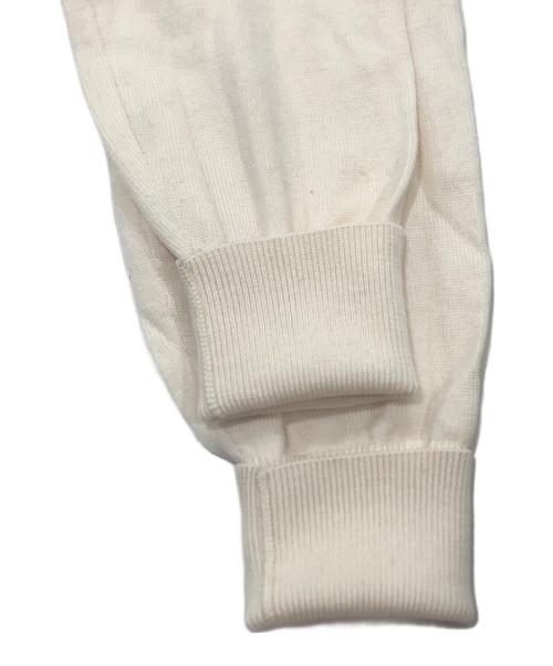 LEONARD SPORT（レオナール スポーツ）LEONARD SPORT (レオナール スポーツ) ラインストーンハイネックニットワンピース ベージュ サイズ:SIZE 40の古着・服飾アイテム