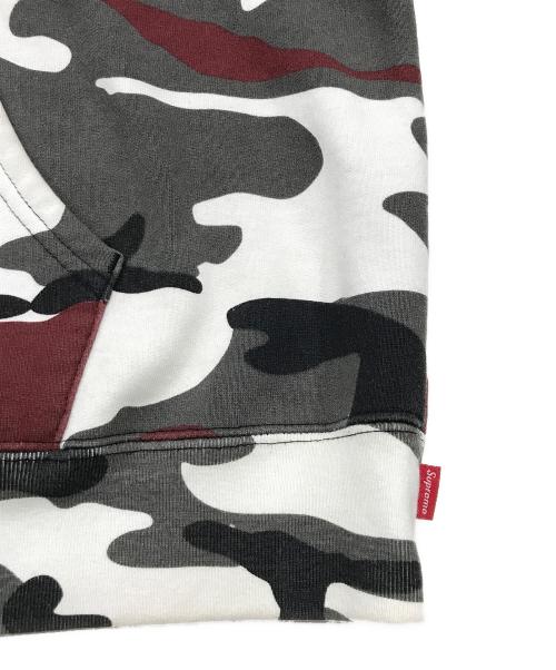 SUPREME（シュプリーム）SUPREME (シュプリーム) Small box drawcord hooded レッド×ブラック サイズ:Lの古着・服飾アイテム