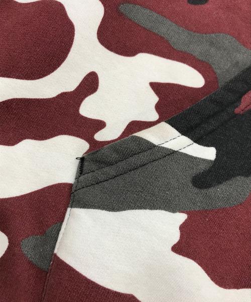 SUPREME（シュプリーム）SUPREME (シュプリーム) Small box drawcord hooded レッド×ブラック サイズ:Lの古着・服飾アイテム
