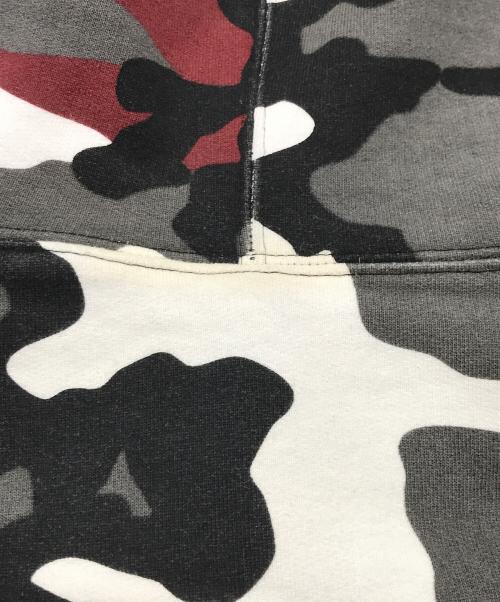 SUPREME（シュプリーム）SUPREME (シュプリーム) Small box drawcord hooded レッド×ブラック サイズ:Lの古着・服飾アイテム