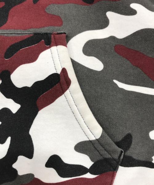 SUPREME（シュプリーム）SUPREME (シュプリーム) Small box drawcord hooded レッド×ブラック サイズ:Lの古着・服飾アイテム