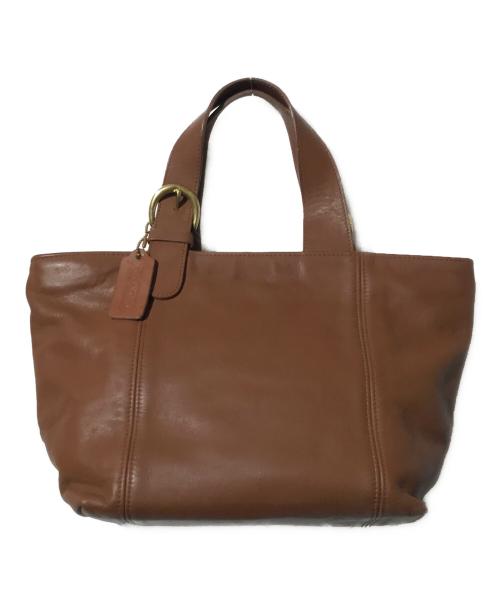 COACH（コーチ）COACH (コーチ) レザーハンドバッグ ブラウンの古着・服飾アイテム