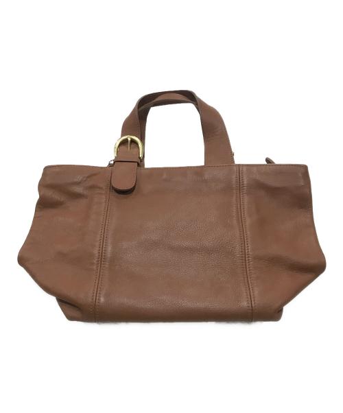 COACH（コーチ）COACH (コーチ) レザーハンドバッグ ブラウンの古着・服飾アイテム