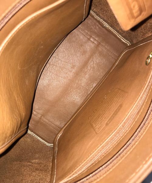 COACH（コーチ）COACH (コーチ) レザーハンドバッグ ブラウンの古着・服飾アイテム