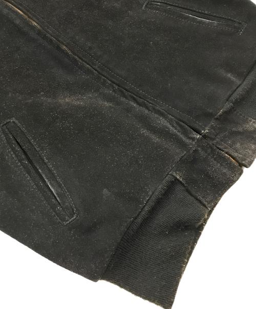 Schott（ショット）Schott (ショット) スウェードブルゾン/ボンバージャケット ブラウン サイズ:40の古着・服飾アイテム