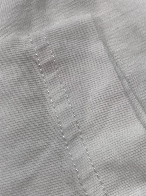 COMME des GARCONS SHIRT（コムデギャルソンシャツ）COMME des GARCONS SHIRT (コムデギャルソンシャツ) ギンガムチェックポケットTシャツ ホワイト×ピンク サイズ:Sの古着・服飾アイテム