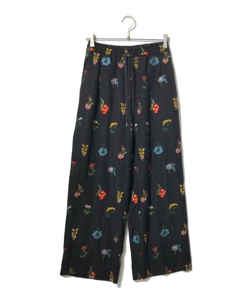 SLOBE IENA（スローブ イエナ）SLOBE IENA (スローブ イエナ) embroideryメッシュパンツ ブラック サイズ:freeの古着・服飾アイテム