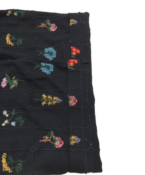 SLOBE IENA（スローブ イエナ）SLOBE IENA (スローブ イエナ) embroideryメッシュパンツ ブラック サイズ:freeの古着・服飾アイテム