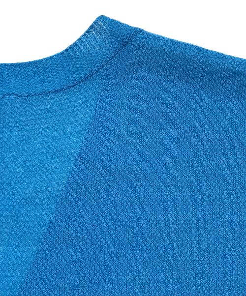 BEARDSLEY（ビアズリー）BEARDSLEY (ビアズリー) シアーサラッとカーディガン/Ｖネックカーディガン スカイブルー サイズ:Ｆの古着・服飾アイテム