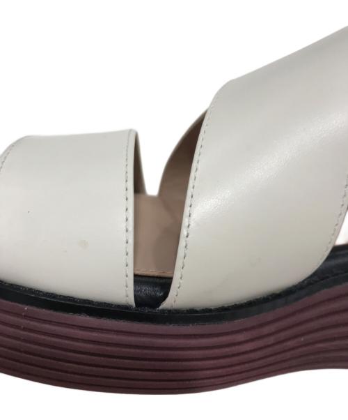 COLE HAAN（コールハーン）COLE HAAN (コールハーン) オリジナルグランド プラットフォーム サンダル ホワイト サイズ:36の古着・服飾アイテム